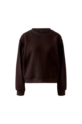 Oui 0099924 Chocolate Sweatshirt
