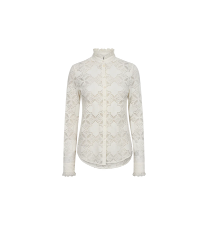 Mos Mosh Jetta Cream Lace Blouse 165490