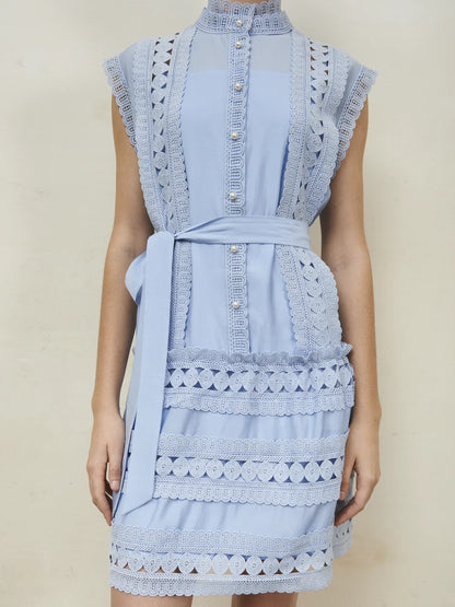 Jovonna Nuage Blue Lace Dress