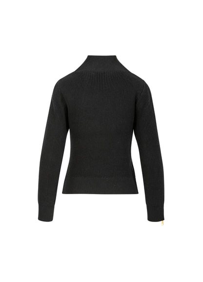 Coster 254 - 2406 Black Zipper Knit