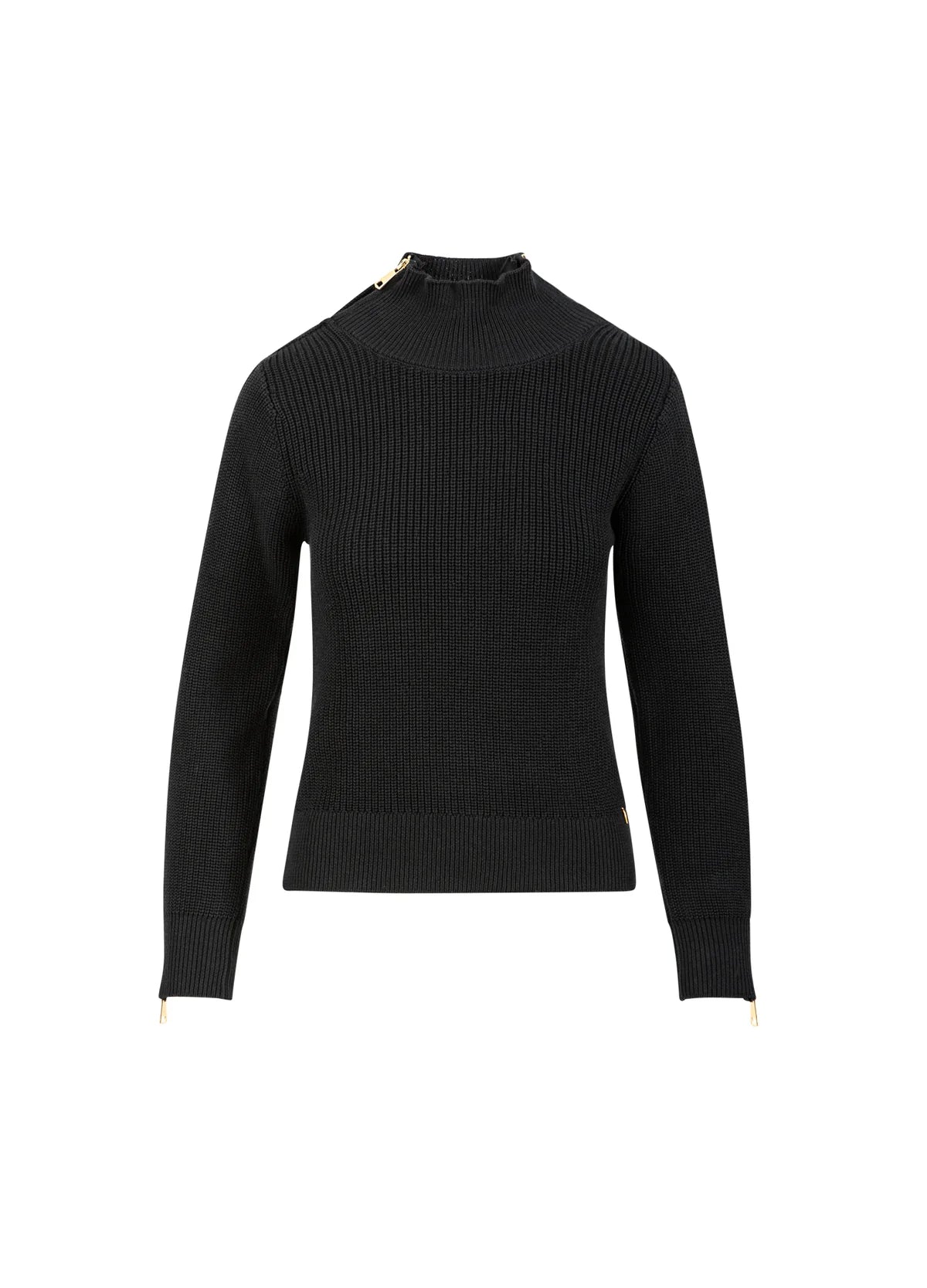 Coster 254 - 2406 Black Zipper Knit