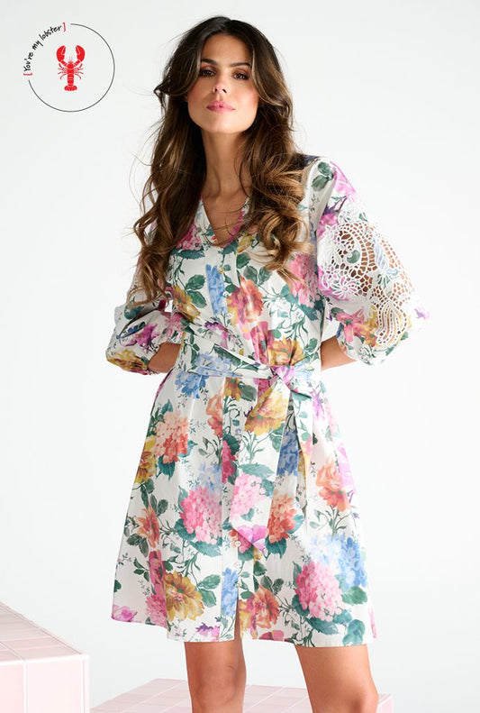 K Design C727L Printed Dress