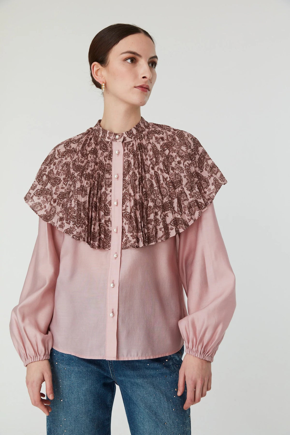 Jovonna Laura Pink Blouse