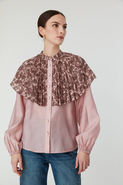 Jovonna Laura Pink Blouse