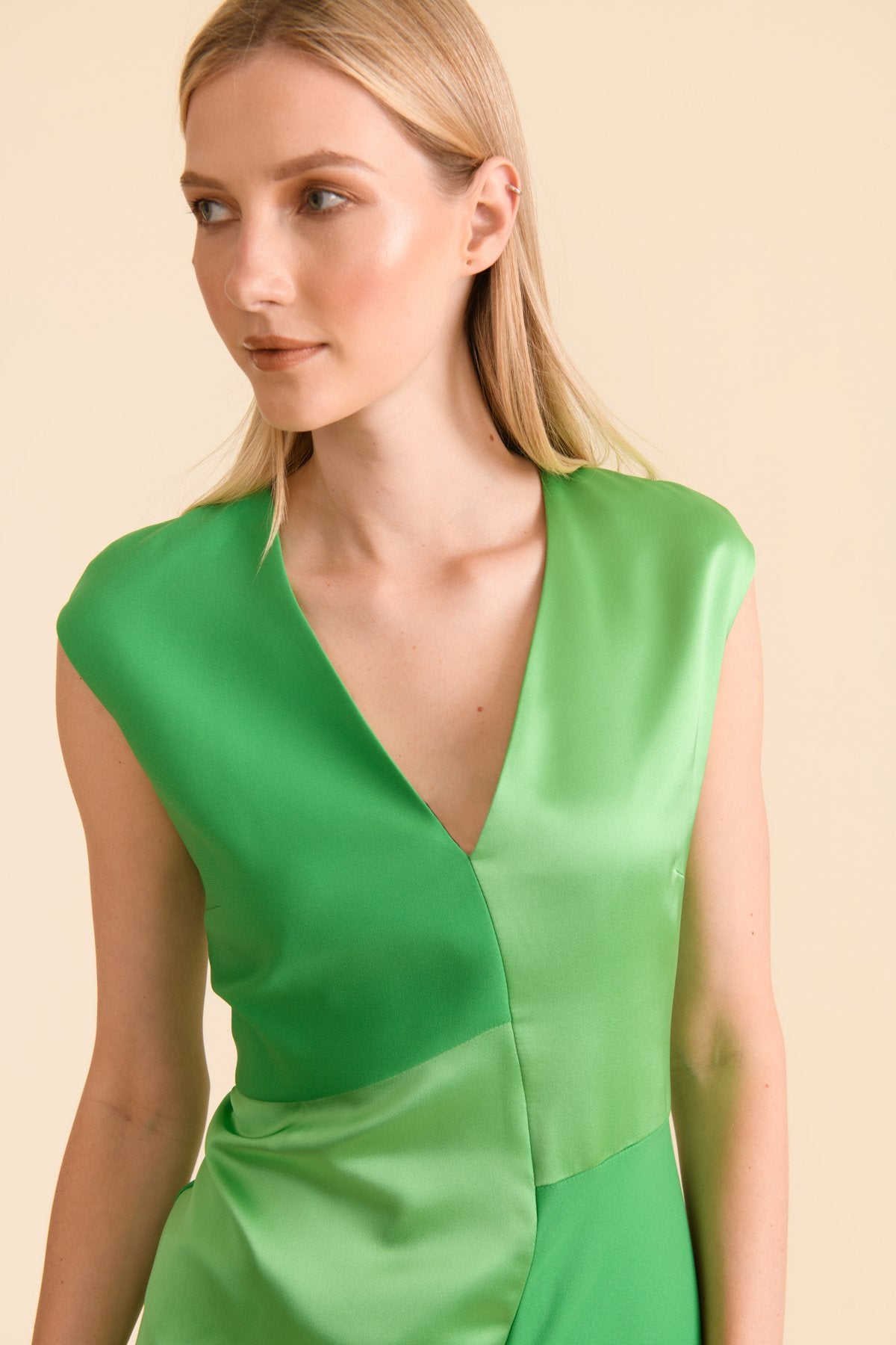 Caroline Kilkenny Green Chloe Dress