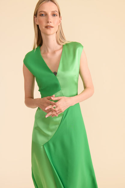 Caroline Kilkenny Green Chloe Dress