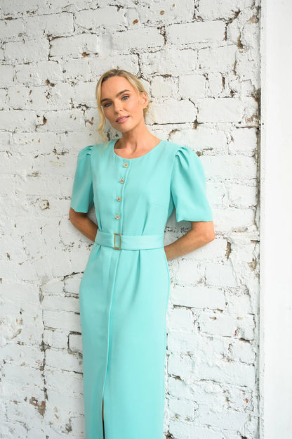 Caroline Kilkenny Carrie Turquoise Dress