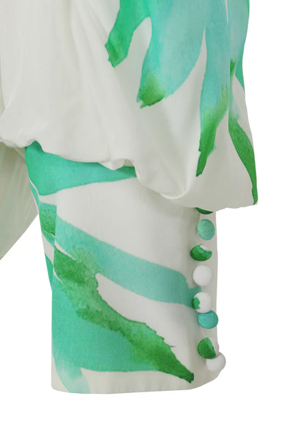 Sirens Orchid Green Flower Dress