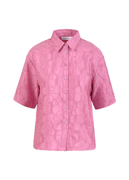Coster Magenta Embossed Shirt