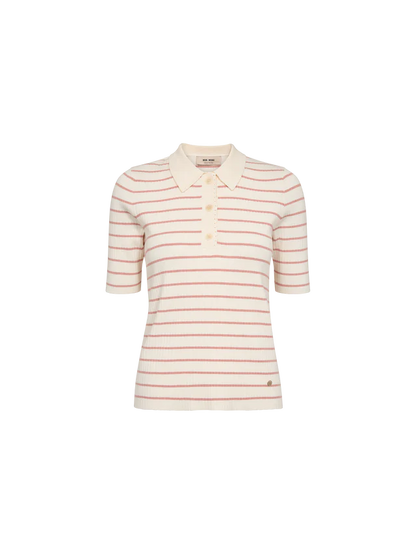 Mos Mosh Caliz Stripe Knit Peach