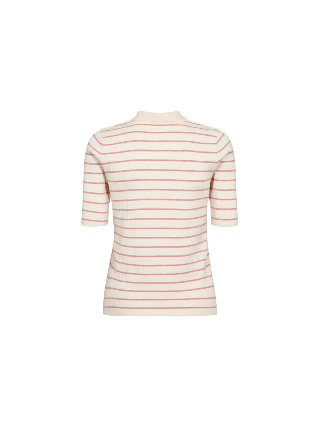 Mos Mosh Caliz Stripe Knit Peach