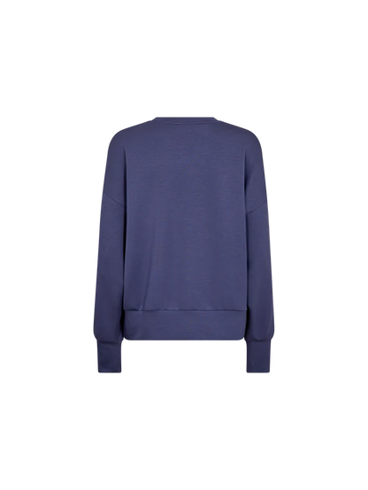 Mos Mosh Nima Sweatshirt Crown Blue