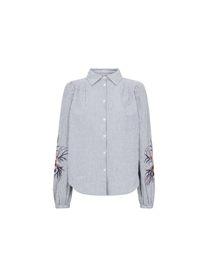 Mos Mosh Ciu Oxfo Shirt Crown Blue