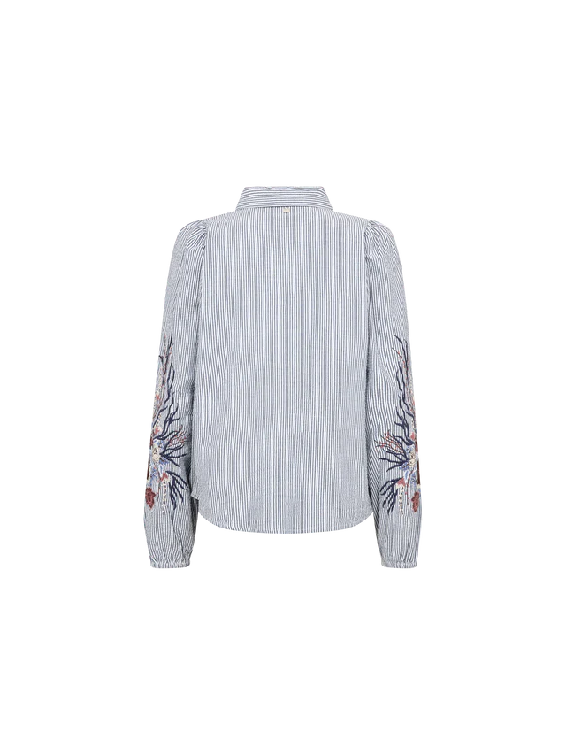 Mos Mosh Ciu Oxfo Shirt Crown Blue