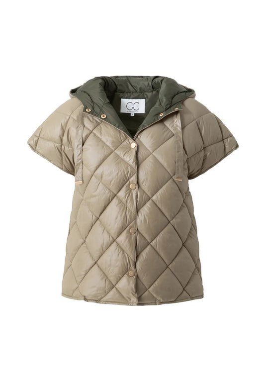 Coster 264-6406H Sand Short Quilted Jacket