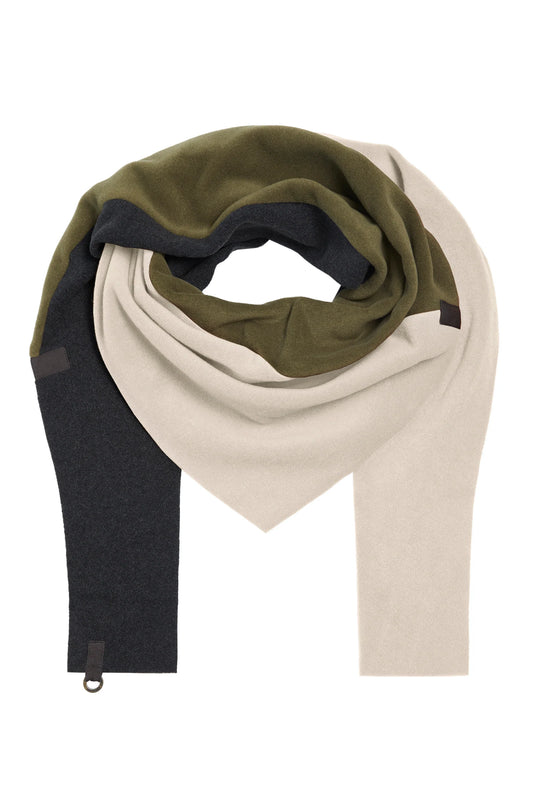 Henriette Steffensen 4078NW Moss/Kit/Black Scarf