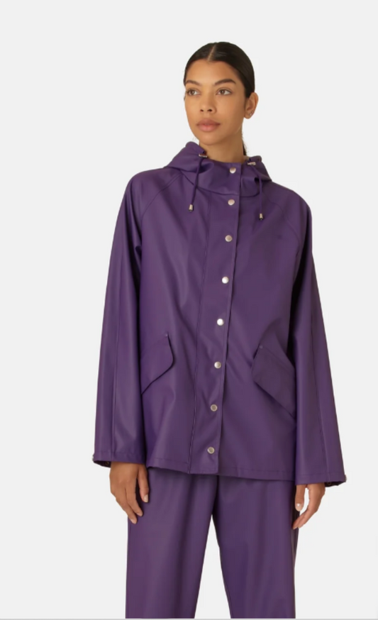 Ilse Jacobsen Rain 209 Purple Coat