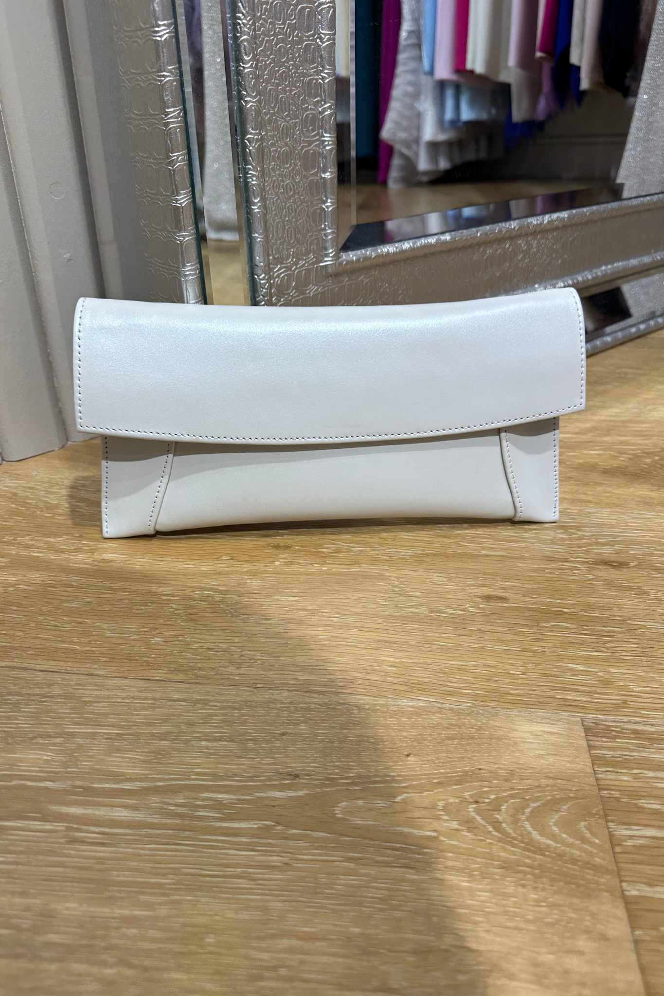 Emis Ivory Rectangle Bag