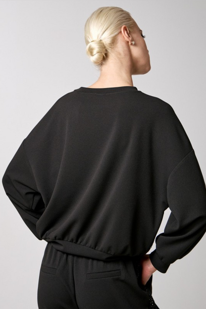 Access Black Sequin Sweatshirt