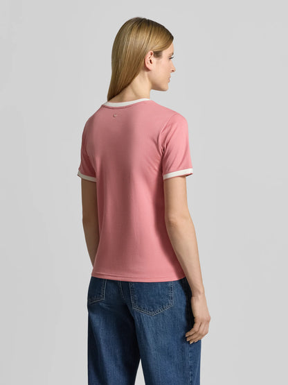 Mos Mosh Molina O-SS Tee Dusty Rose