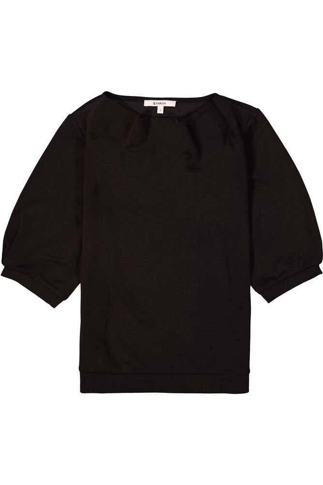 Garcia Black Puff Sleeve Sweater