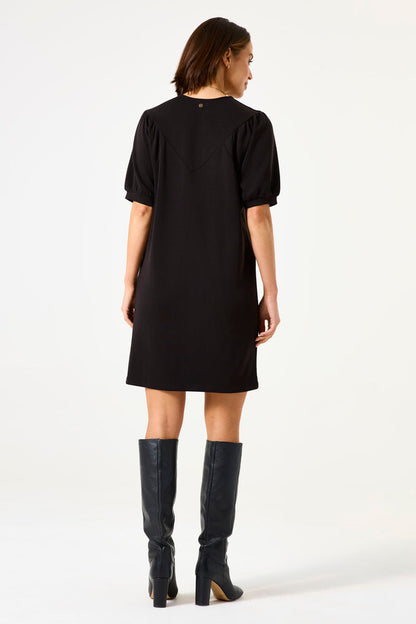 Garcia Black Puff Sleeve Dress