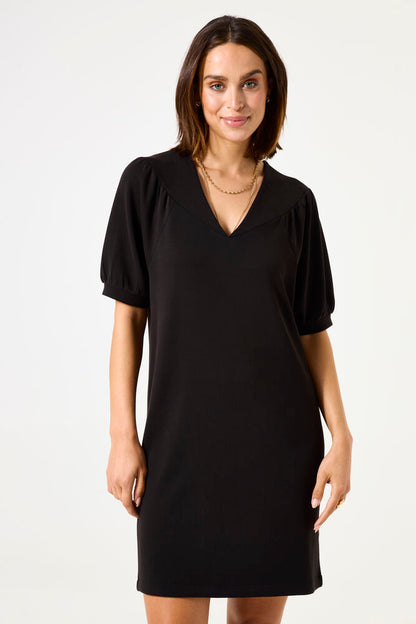 Garcia Black Puff Sleeve Dress