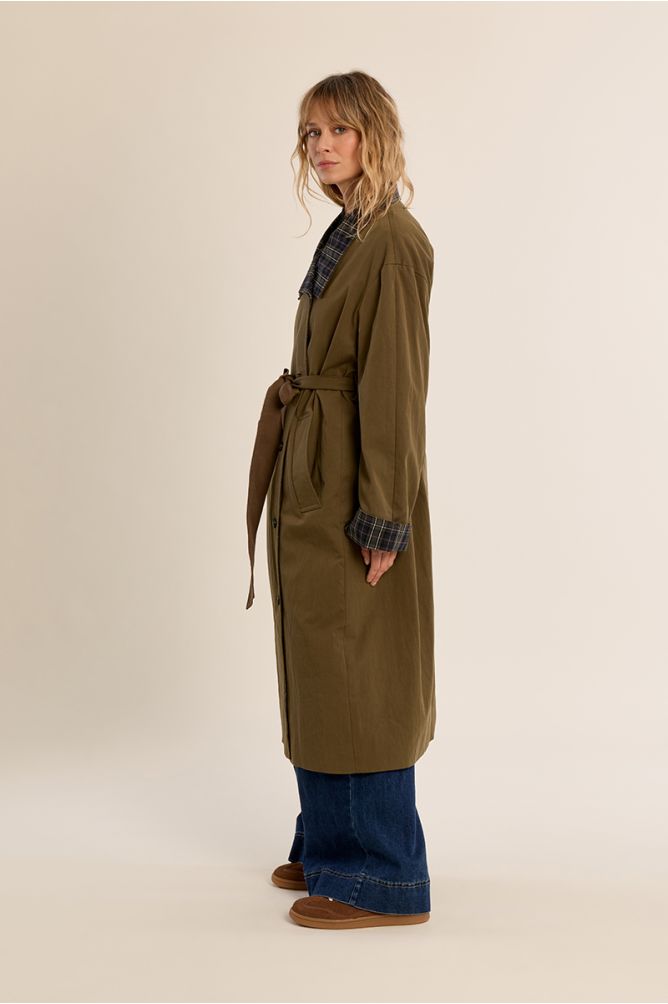 Molly Bracken PF113EH Brown Trench Coat