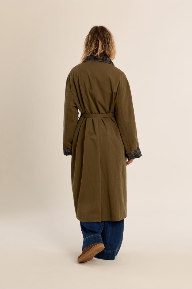 Molly Bracken PF113EH Brown Trench Coat