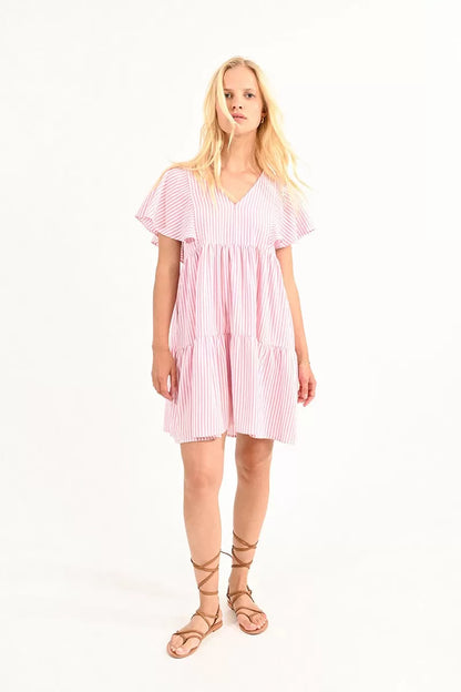 Molly Bracken T1738CE Pink Dress