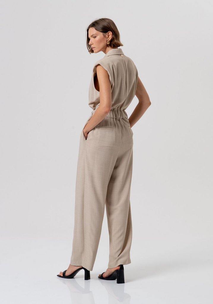 Fracomina S0200 Taupe Jumpsuit