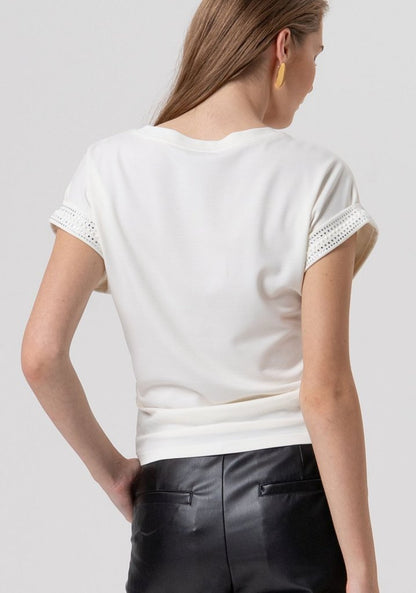 Fracomina T3017J Cream T- Shirt