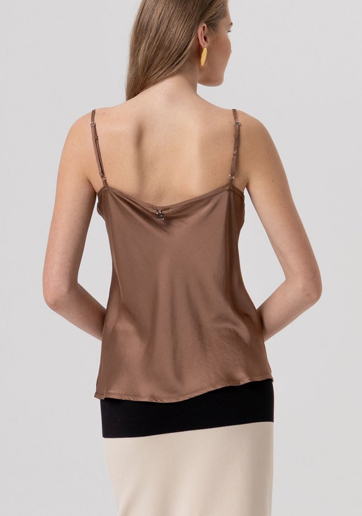 Fracomina T2033 Cacao Tank Top