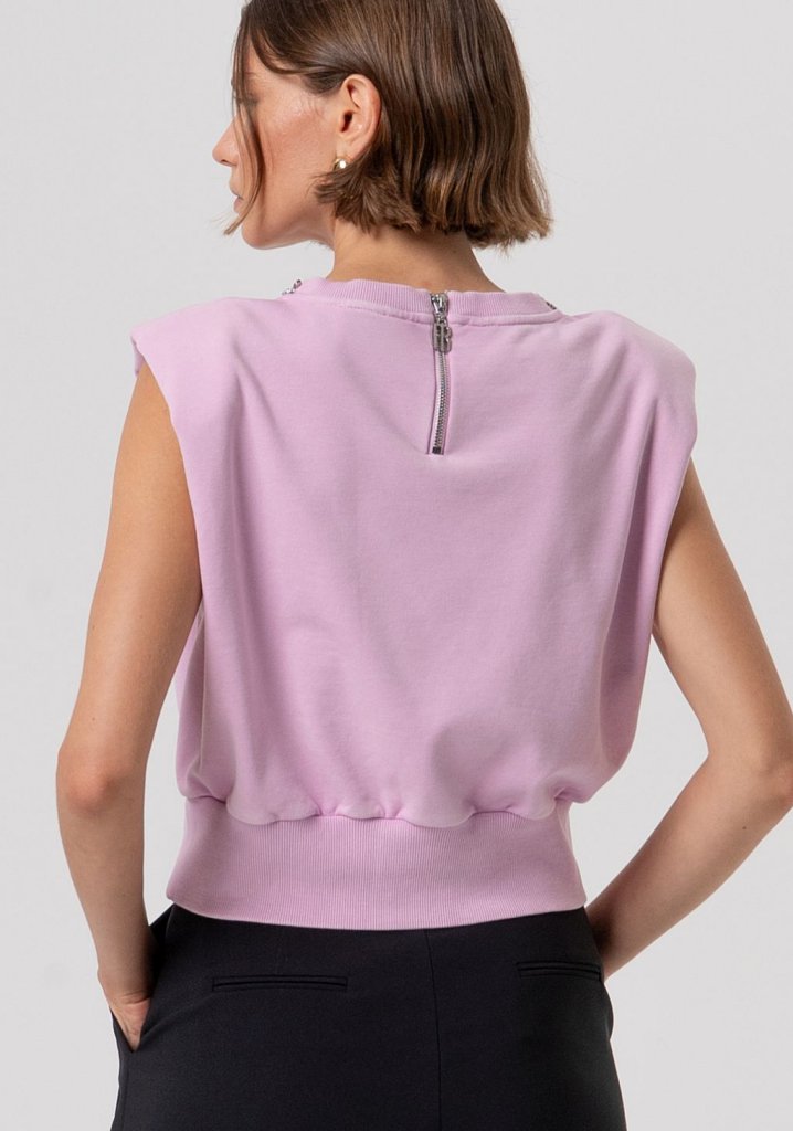 Fracomina T9006 Faded Pink Tank Sweater