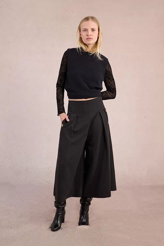 Molly Bracken P1849DN Black Culottes