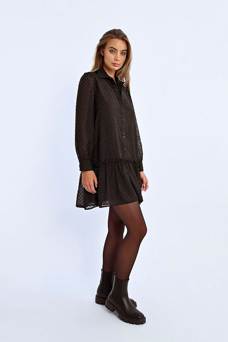 Molly Bracken Dotted Lace Dress