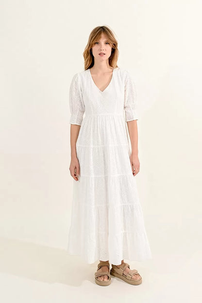 Molly Bracken White English Lace Dress
