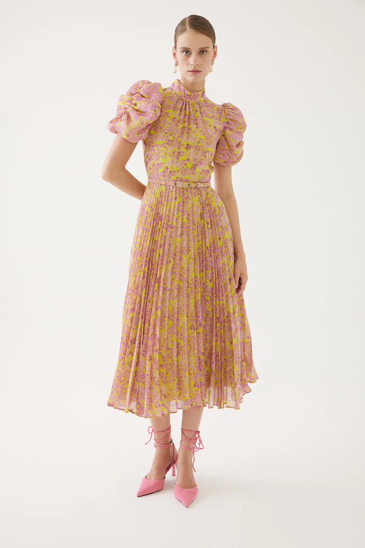 Exquise 4218031 Yellow & Pink Dress