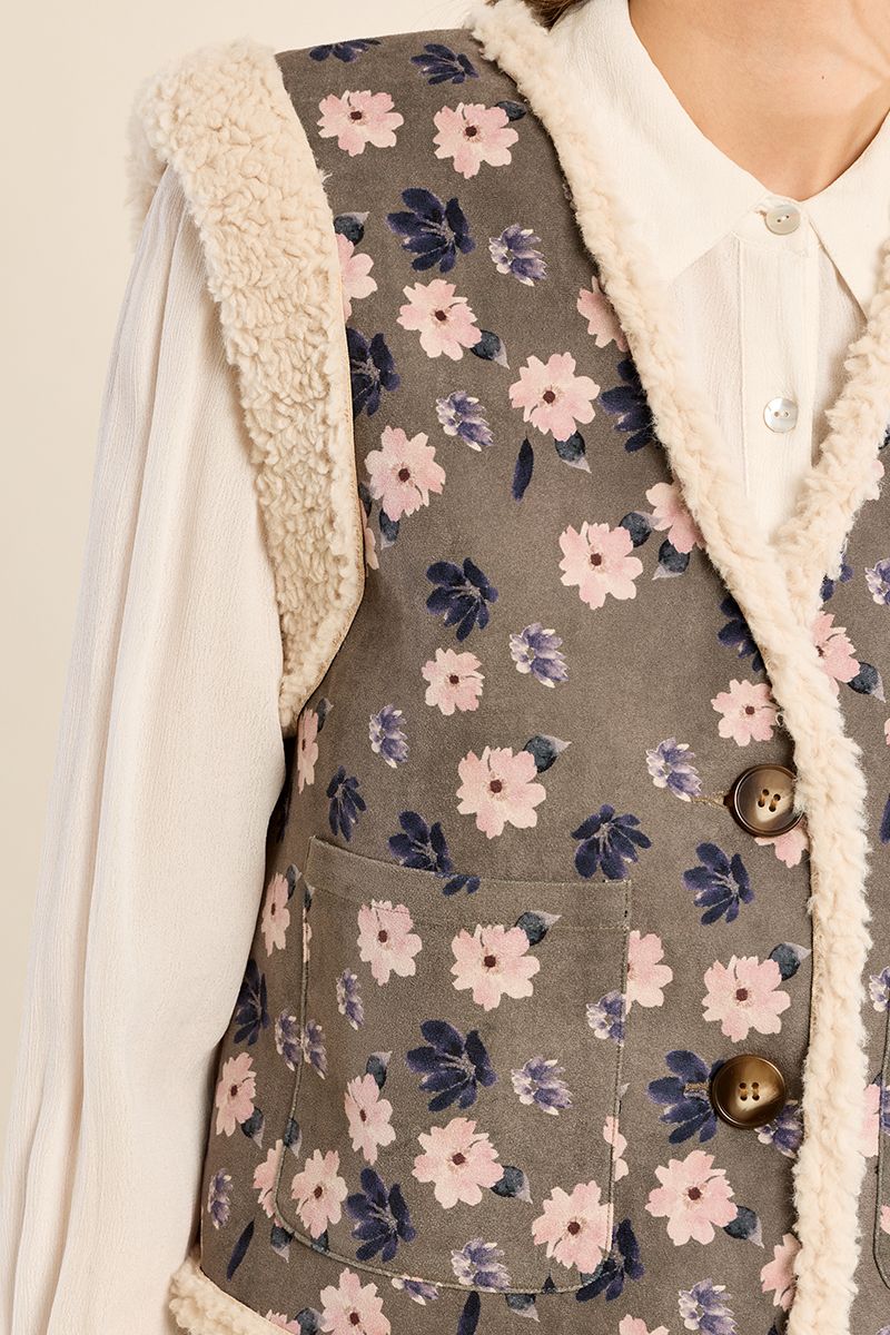 Molly Bracken Woven Sleeveless Jacket Multicolour P1890AEH