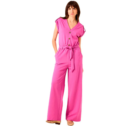Garcia Pink Sleeveless Jumpsuit