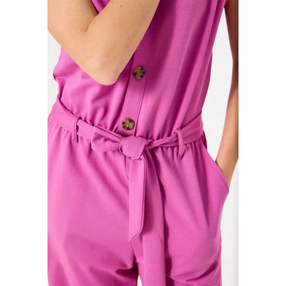 Garcia Pink Sleeveless Jumpsuit