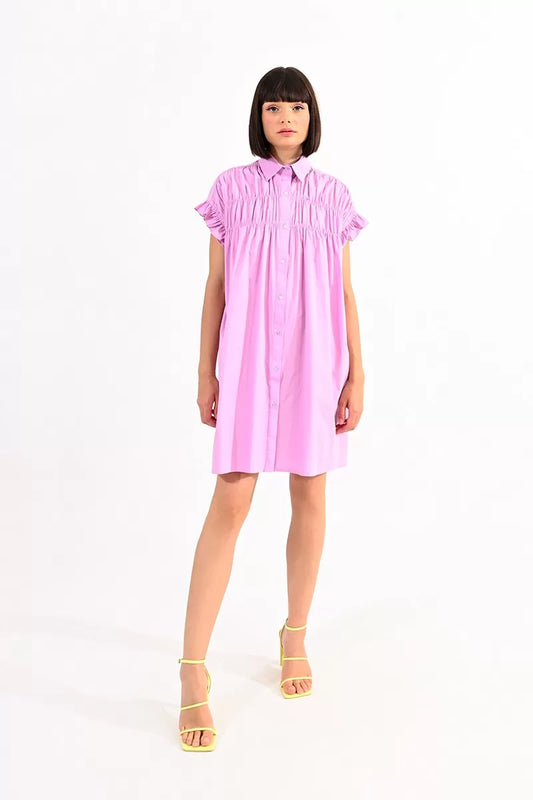 Molly Bracken LAL154ACP Pink Shirt Dress
