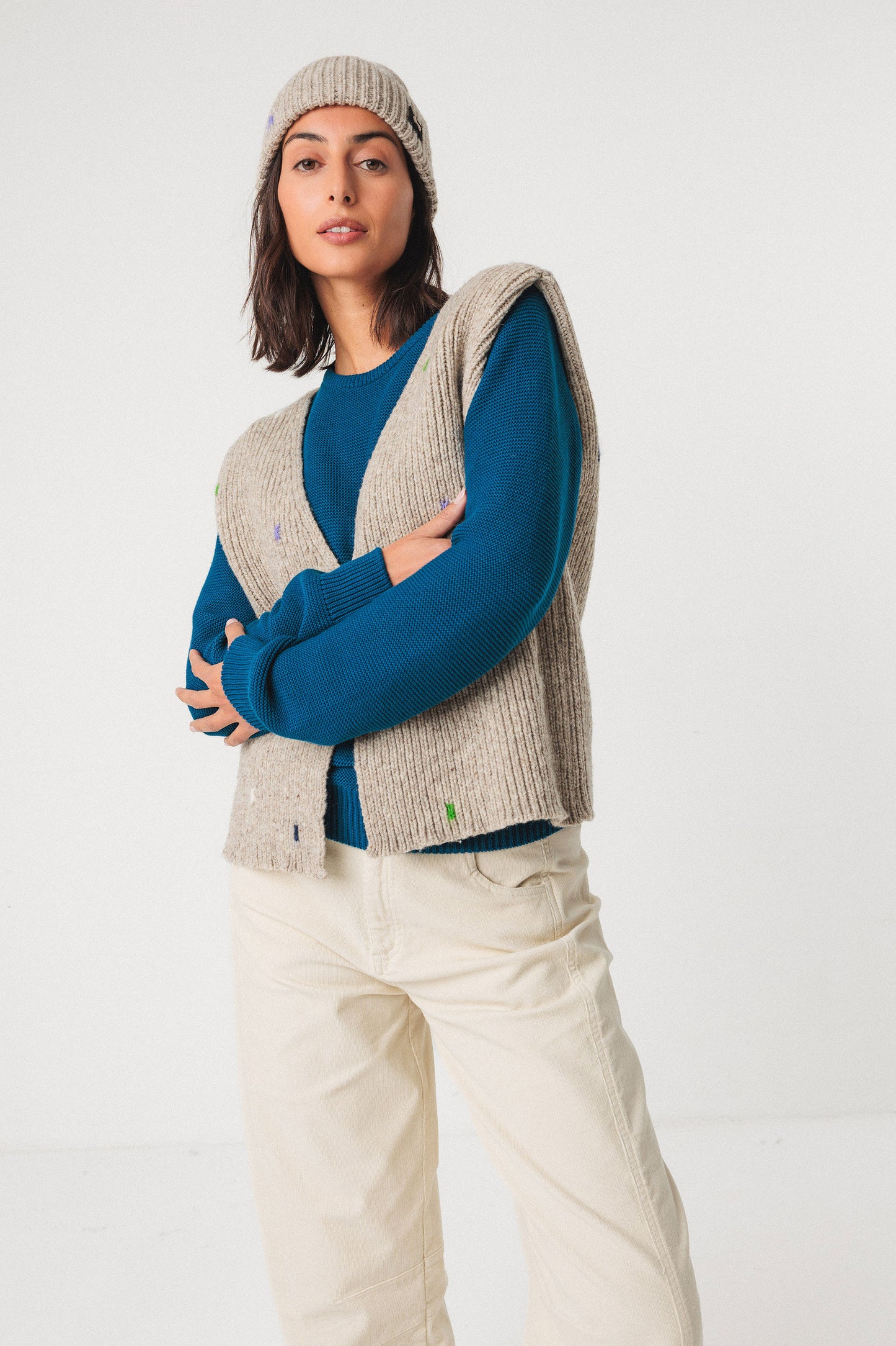 SKFK Goiatz Grey Sweater Vest