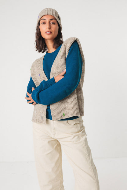 SKFK Goiatz Grey Sweater Vest