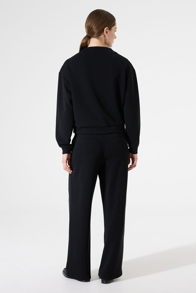 Garcia Black Jumper With Shoulder Zip