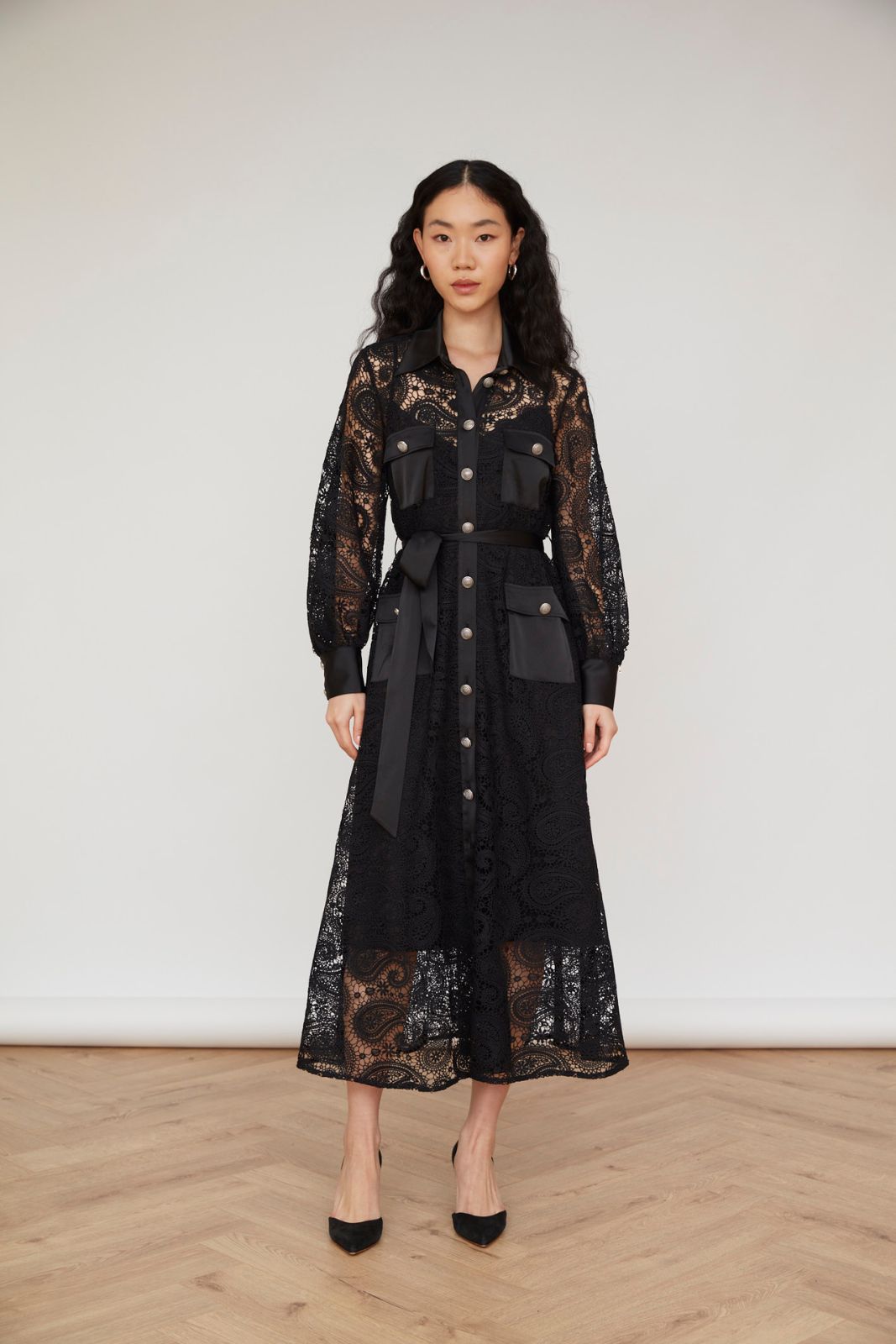 Jovonna Jessamine Black Dress