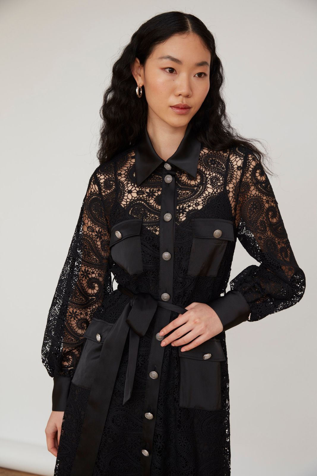 Jovonna Jessamine Black Dress