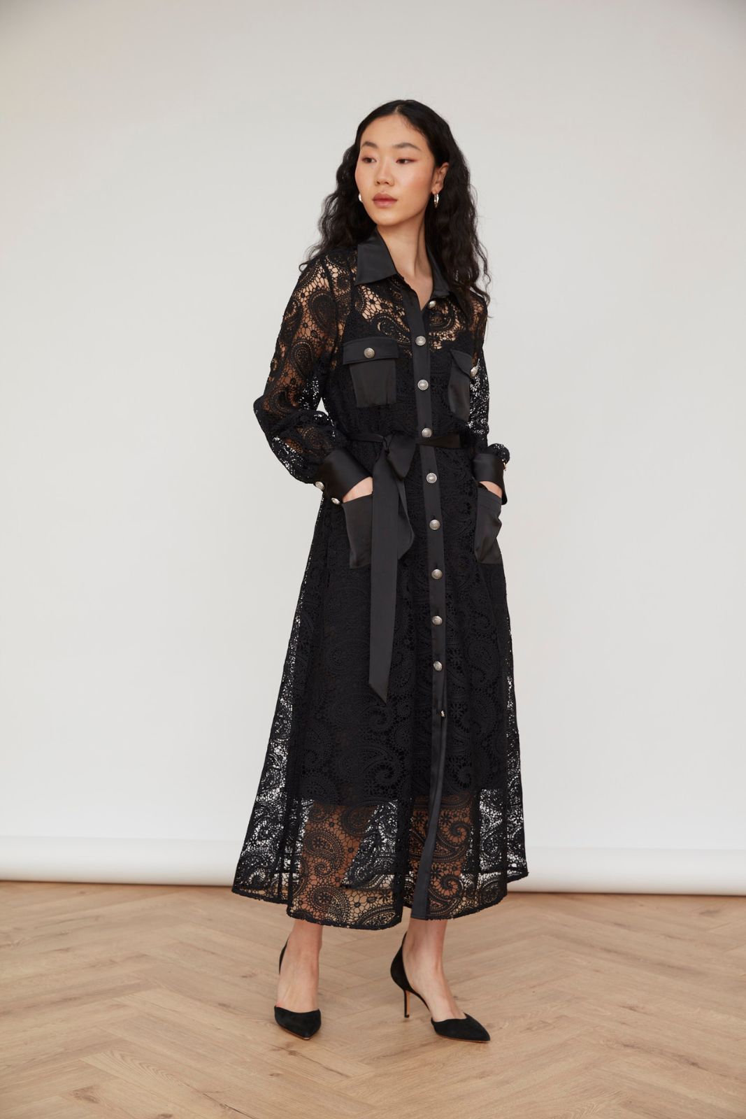 Jovonna Jessamine Black Dress