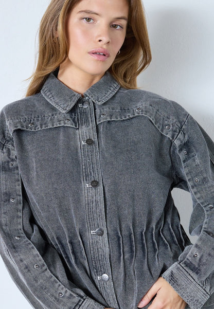 Co'Couture Kellan Mid Grey Denim Jacket