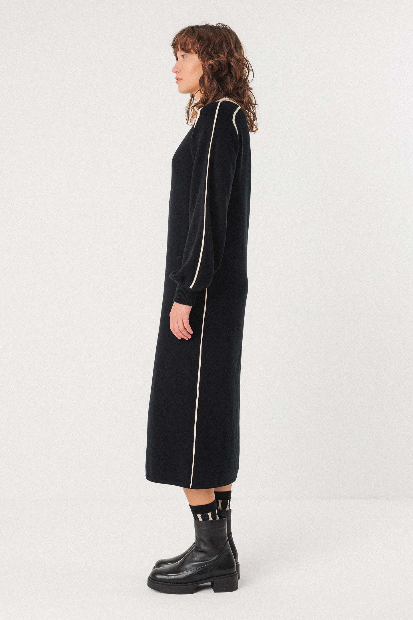 SKFK Larraitz Gots Black Dress